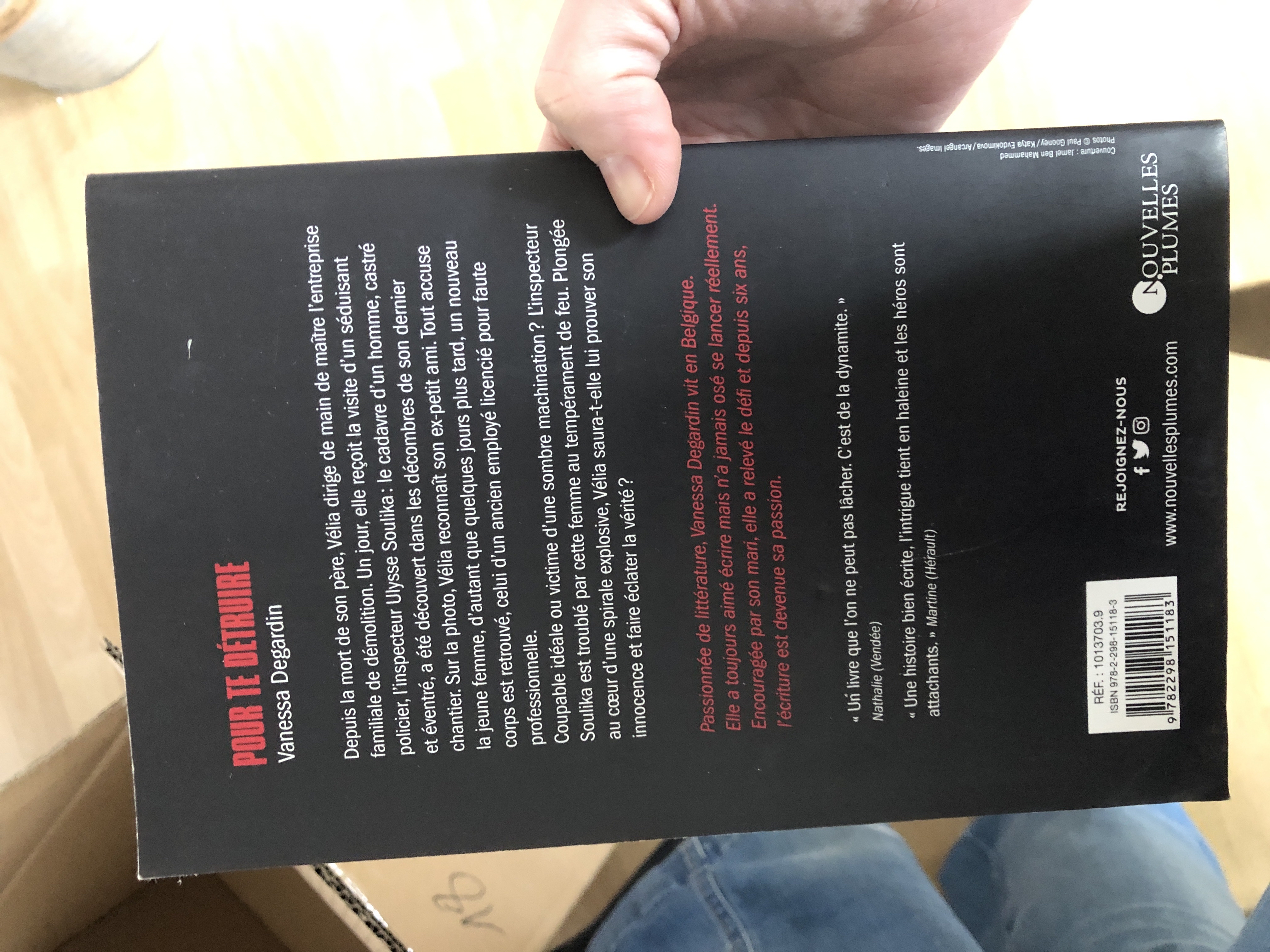 Pour te detruire | Vanessa degardin