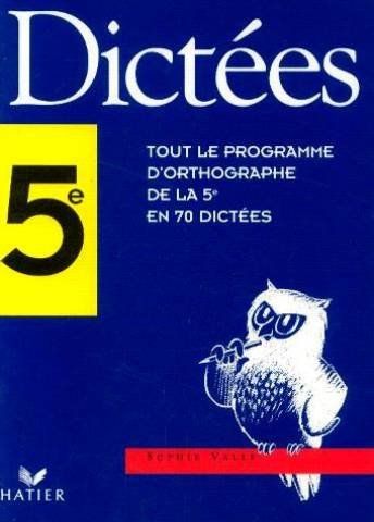 Dictées 5e | Sophie Valle