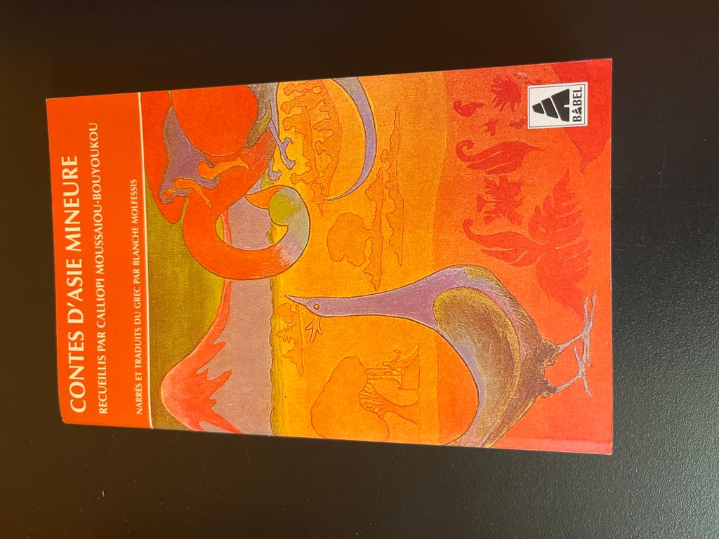 Contes d'Asie mineure | Calliopi Moussaiou-Bouyoukou