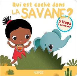 Qui est caché dans la savane ? | Nathalie Bélineau, Leaf illustration, Marzia Giordano