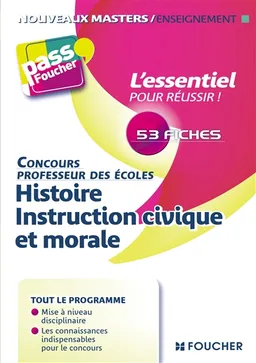 Histoire, instruction civique et morale : concours professeur des écoles | Nicolas Schreck, Eric Tisserand
