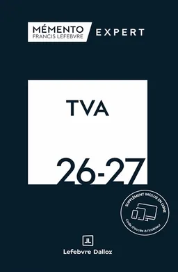 TVA 2026-2027 | Editions Francis Lefebvre
