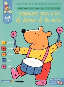 Premiers pas vers les lettres et les mots, Moyenne section maternelle, 4-5 ans | Anita Engelen