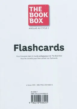 Flashcards : anglais au cycle 2 | Marc Goubier, Valérie Pettinari