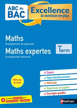 Maths enseignement de spécialité, maths expertes enseignement optionnel, terminale : réforme du lycée | Gérard Chassard, Christian Lixi