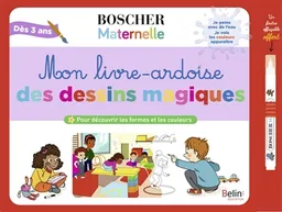 Mon livre-ardoise des dessins magiques : pour découvrir les formes et les couleurs | Alice Turquois