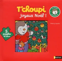 T'choupi : joyeux Noël ! : livre-puzzle | Thierry Courtin