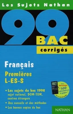 Français premières L ES S, bac 99 | Eliane Itti, Alexandre Tomadakis