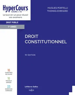 Droit constitutionnel | Hugues Portelli, Thomas Ehrhard