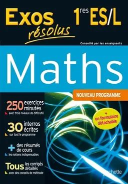 Maths 1res ES, L : nouveau programme | Claudine Renard, Geneviève Roche