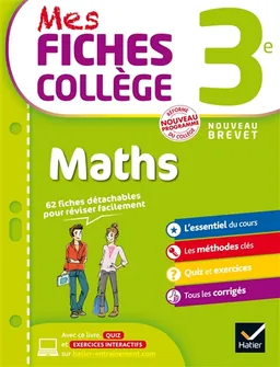 Maths 3e, cycle 4 | Corinne de Reggi, Marie-Brigitte Jacquemont-Goiffon, Sonia Quinton, Agnès Vellay-Candiago, Sylvain Frécon, Dorothée Jost