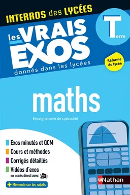 Maths enseignement de spécialité terminale : les vrais exos donnés dans les lycées : réforme du lycée | Stéphane Pasquet