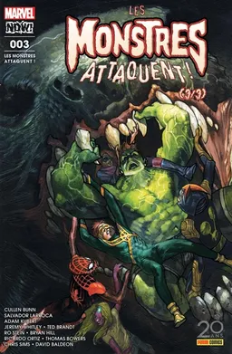 Les monstres attaquent !, n° 3 | Cullen Bunn, Jeremy Whitley, Adam Kubert, Salvador Larroca, David Baldeon