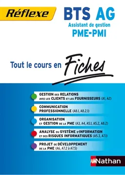 BTS AG assistant de gestion PME-PMI : tout le cours en fiches | Marianne Greffe-Guimard, Dominique Sicard-Lottici, Éric Taccone, Nathalie Thouveny