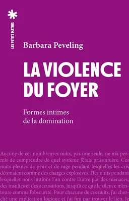 La violence du foyer : formes intimes de la domination | Barbara Peveling