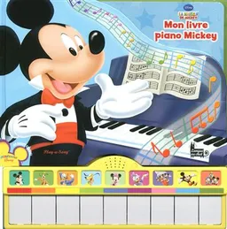 Mon livre piano Mickey | Disney storybook art, Jean-Marc Daume