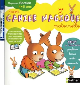 Mon cahier magique maternelle : moyenne section, 4-5 ans | Stéphanie Grison