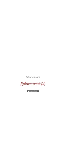 Enlacement(s) | Raharimanana, Théâtre Athénor (Saint-Nazaire, Loire-Atlantique)