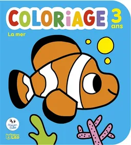 La mer, 3 ans : coloriage | Marion Billet