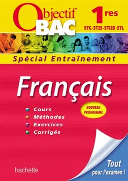 Français 1res STG, ST2S, STI2D, STL : cours, méthodes, exercices, corrigés | François-Olivier Choquet, Franck Mazzucchelli