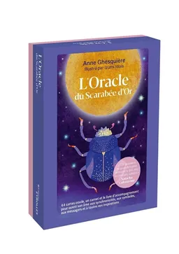 L'oracle du scarabée d'or : 44 cartes oracle, un carnet et le livre d'accompagnement pour ouvrir son âme aux synchronicités, aux symboles, aux messagers et à toutes vos inspirations | Anne Ghesquière, Izumi