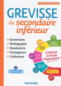 Grevisse du collège | Bénédicte Gaillard, Laurence de Vismes-Mokrani, Jean-Christophe Pellat, Claire Delvaux