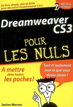 Dreamweaver CS3 pour les nuls | Janine Warner