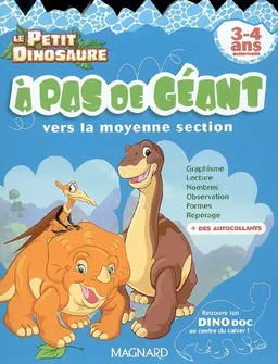 A pas de géant : vers la moyenne section, 3-4 ans maternelle | Marguerite Vendel, Guénolée Dupart, Anne Garnier