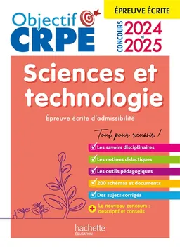 Sciences et technologie : épreuve écrite d'admissibilité : concours 2024 et 2025 | Soria Hamdani-Bennour, Yvonne Orsini, Philippe Savina