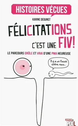 Félicitations, c'est une FIV ! : le parcours drôle et vrai d'une PMA heureuse | Karine Degunst