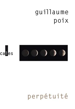 Perpétuité | Guillaume Poix