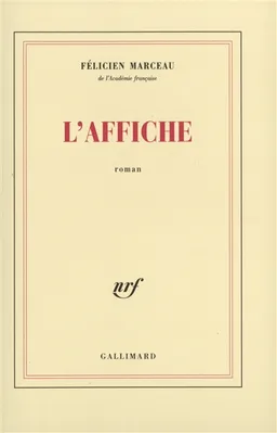 L'affiche | Félicien Marceau