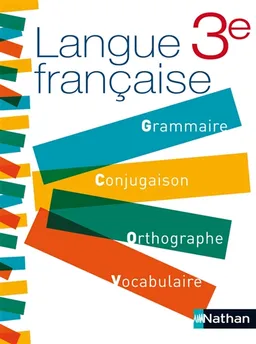 Langue française, 3e : grammaire, conjugaison, orthographe, vocabulaire | Cécile de Cazanove, Pierre-Alain Chiffre
