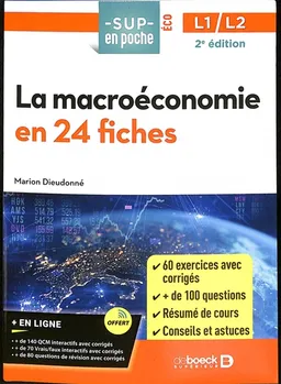 La macroéconomie en 24 fiches : L1, L2 | Marion Dieudonné