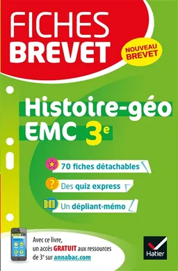 Histoire géographie, enseignement moral et civique 3e : nouveau brevet | Florence Holstein, Monique Redouté, Guillaume D'Hoop