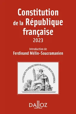 Constitution de la République française : 2023 | Ferdinand Mélin-Soucramanien