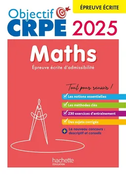 Maths : épreuve écrite d'admissibilité : concours 2024 et 2025 | 
