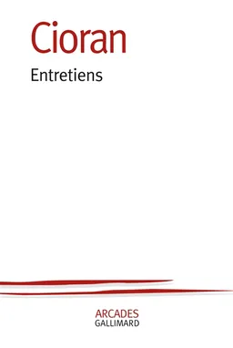 Entretiens | Emil Cioran