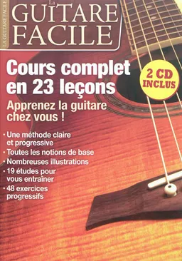 Guitare facile (La), n° 1. Cours complet en 23 leçons | Manuel Ornato