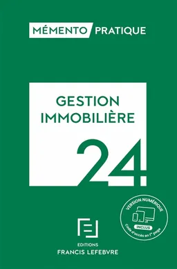Gestion immobilière 2024 | Editions Francis Lefebvre