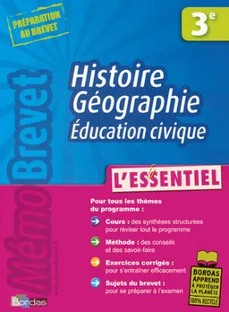 Histoire, géographie, éducation civique, 3e | Hugues Febvre, Carole Poux