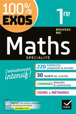 Maths spécialité, 1re : nouveau bac | Sophie Barache, Fabrice Barache, Sophie Bauer, Raphaël Bauer