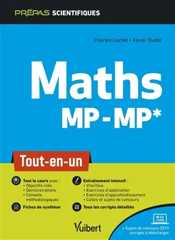 Maths MP, MP* : tout-en-un | Charles Cochet, Xavier Oudot
