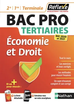 Economie et droit bac pro tertiaires, 2de, 1re, terminale : bac 2020 et 2021 | Hélène Millaret, Martine Deconinck