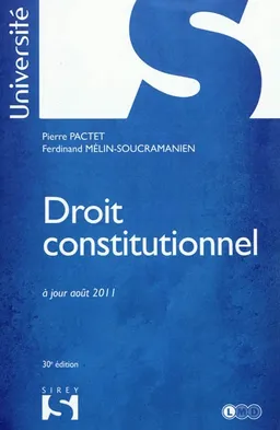 Droit constitutionnel | Pierre Pactet, Ferdinand Mélin-Soucramanien