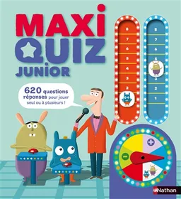 Maxi quiz junior : 620 questions-réponses pour jouer seul ou à plusieurs ! | Cécile Jugla