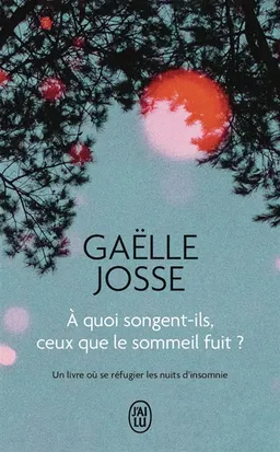 A quoi songent-ils, ceux que le sommeil fuit ? : un livre où se réfugier les nuits d'insomnie : microfictions | Gaëlle Josse