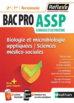 Biologie et microbiologie appliquées, sciences médico-sociales : bac pro ASSP à domicile et en structure, 2de, 1re, terminale | Elisabeth Baumeier, Caroline Lavaivre, Delphine Marais, Blandine Savignac