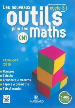 Les nouveaux outils pour les maths CM1, cycle 3 : programmes 2016 | Sylvie Carle, Marion Rousseau, Isabelle Petit-Jean