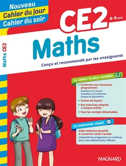 Maths CE2, 8-9 ans | Georges Caussignac, Bernard Séménadisse
